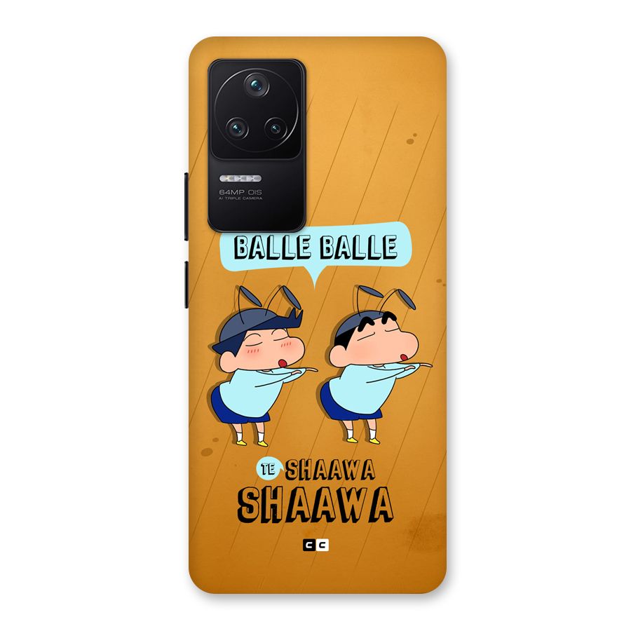 Balle Balle Shinchan Back Case for Poco F4 5G