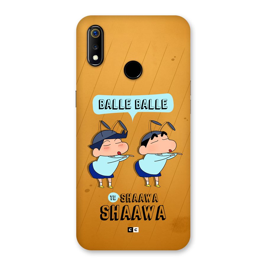 Balle Balle Shinchan Back Case for Realme 3