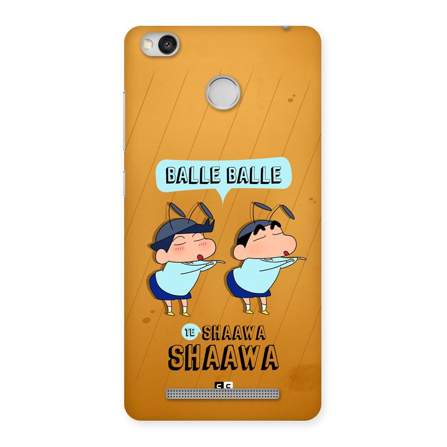 Balle Balle Shinchan Back Case for Redmi 3S Prime