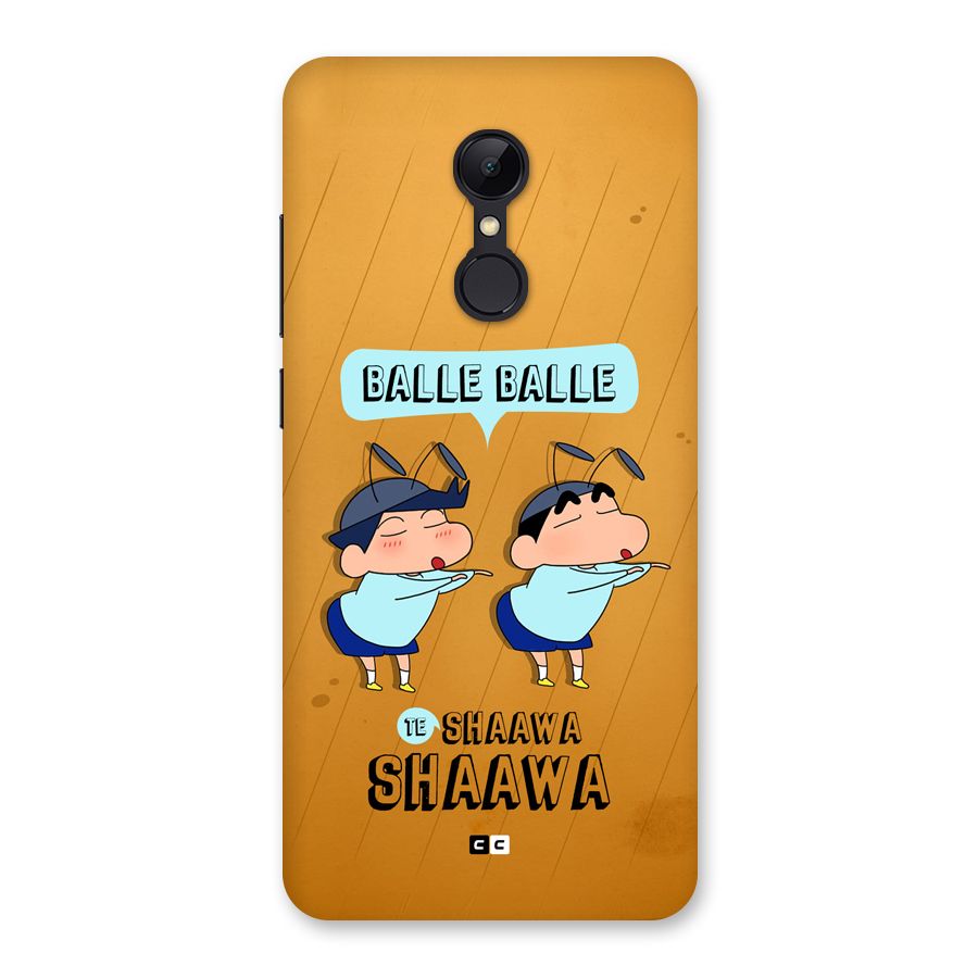 Balle Balle Shinchan Back Case for Redmi 5