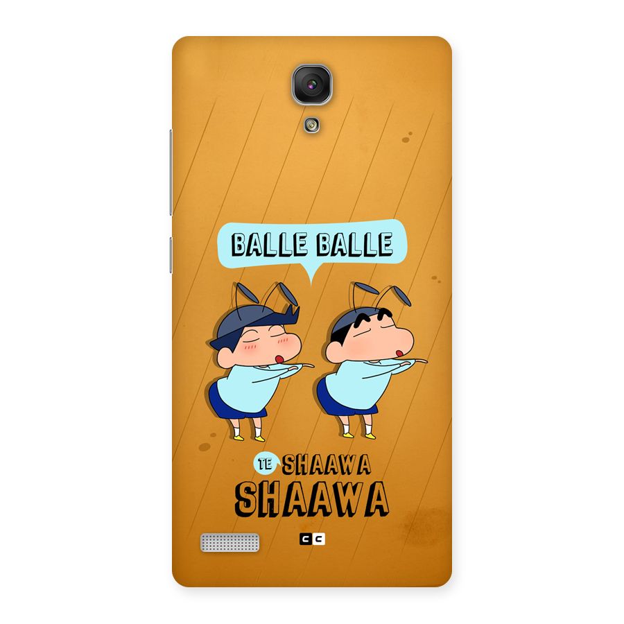 Balle Balle Shinchan Back Case for Redmi Note