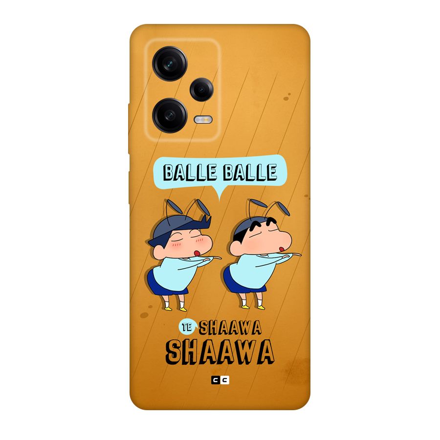 Balle Balle Shinchan Back Case for Redmi Note 12 Pro