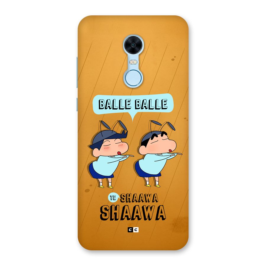 Balle Balle Shinchan Back Case for Redmi Note 5