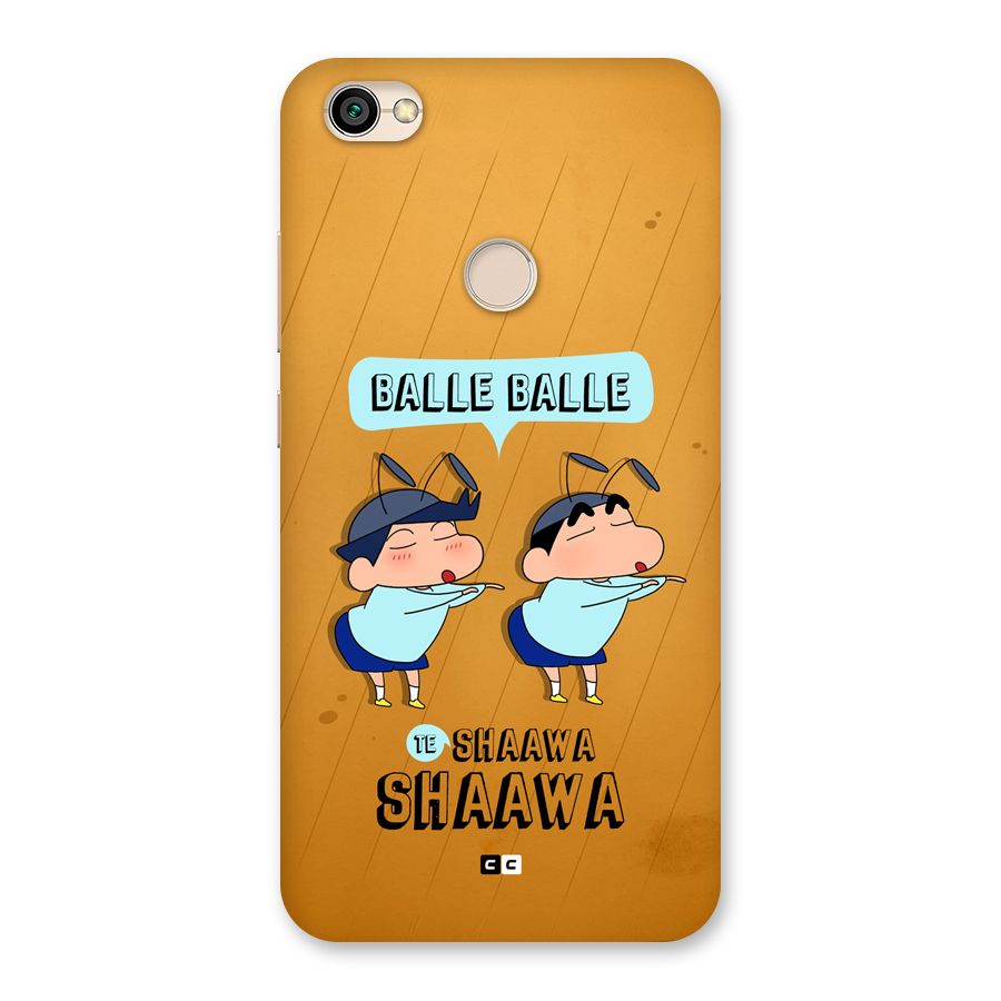 Balle Balle Shinchan Back Case for Redmi Y1 2017