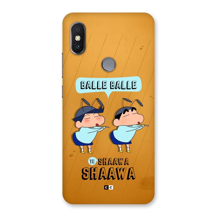 Balle Balle Shinchan Back Case for Redmi Y2