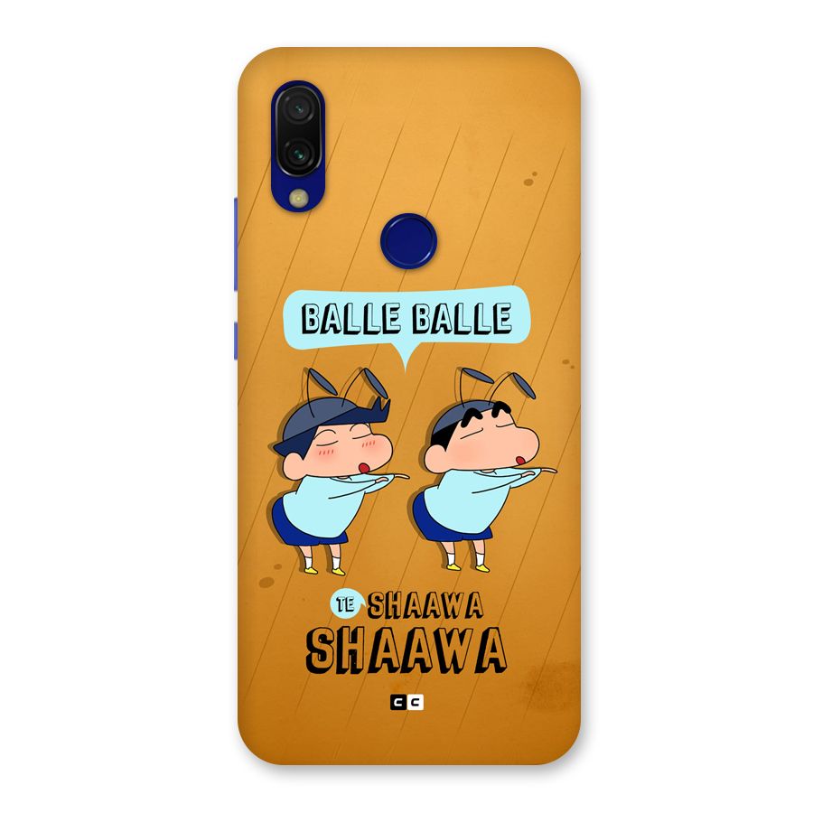 Balle Balle Shinchan Back Case for Redmi Y3