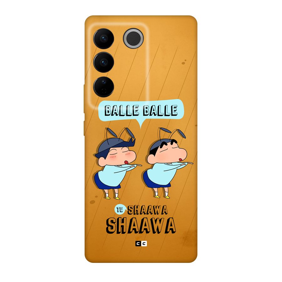 Balle Balle Shinchan Back Case for Vivo V27