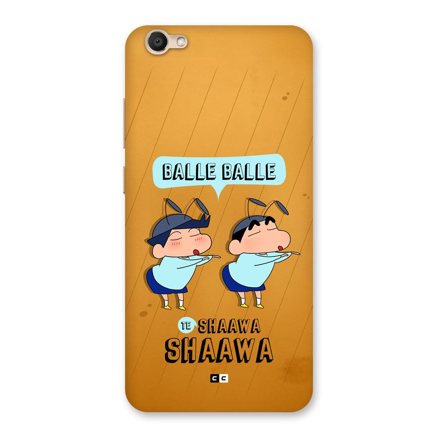 Balle Balle Shinchan Back Case for Vivo V5