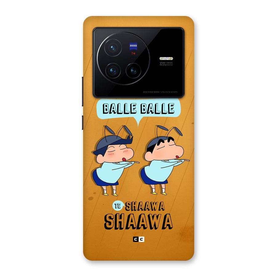 Balle Balle Shinchan Back Case for Vivo X80