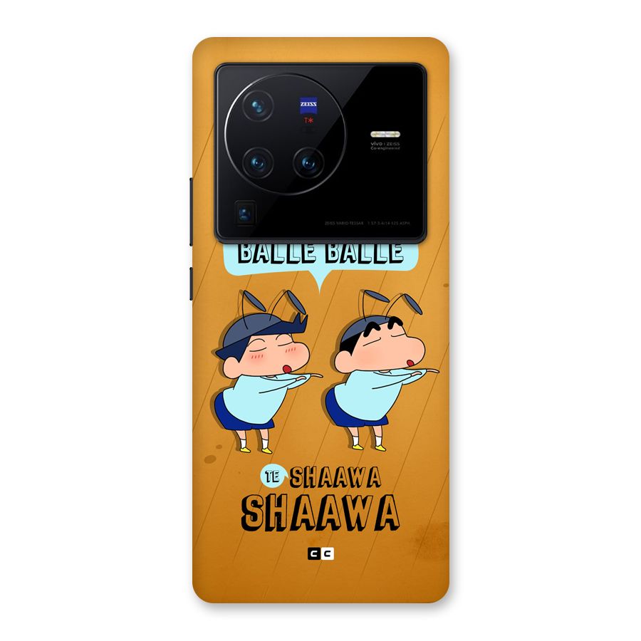 Balle Balle Shinchan Back Case for Vivo X80 Pro