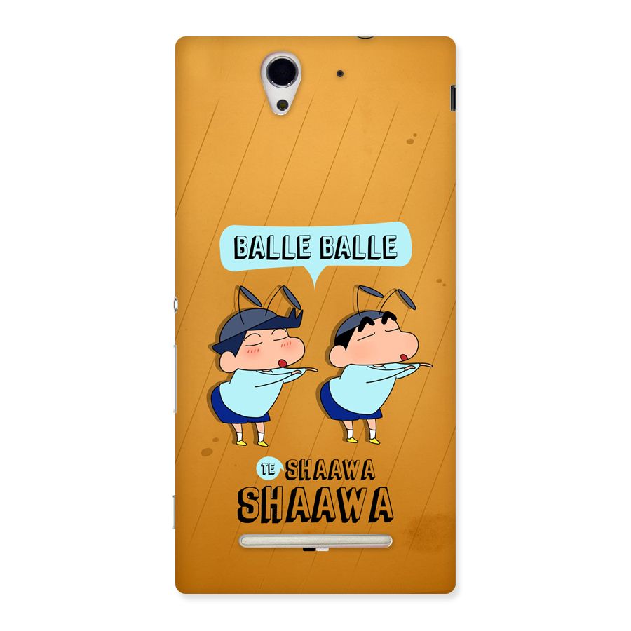Balle Balle Shinchan Back Case for Xperia C3