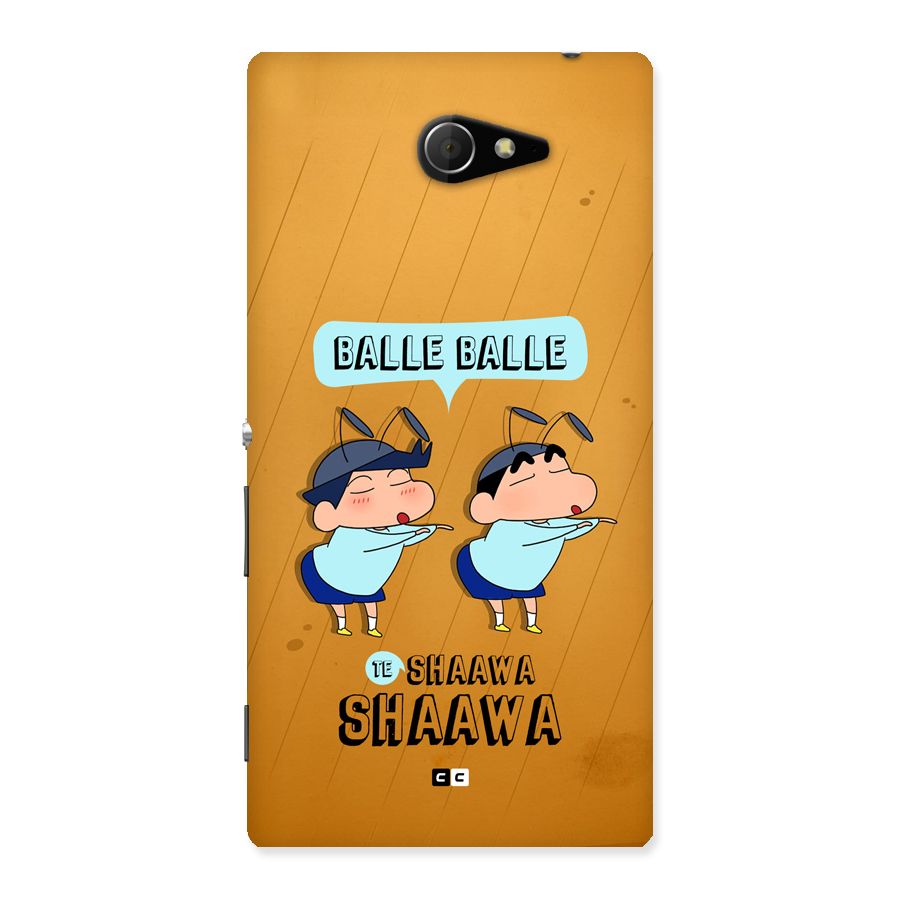 Balle Balle Shinchan Back Case for Xperia M2