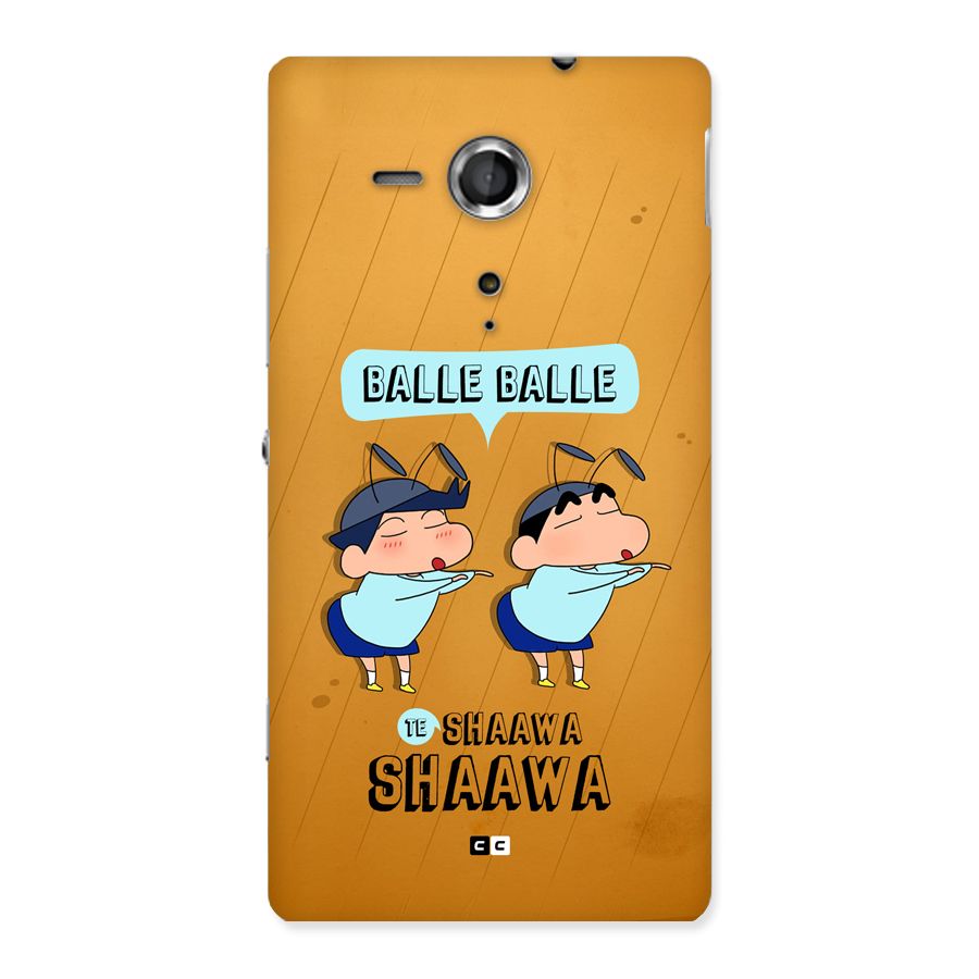 Balle Balle Shinchan Back Case for Xperia Sp
