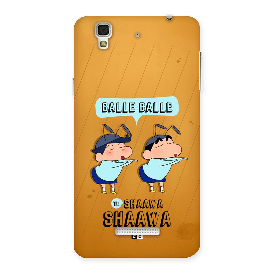 Balle Balle Shinchan Back Case for YU Yureka Plus