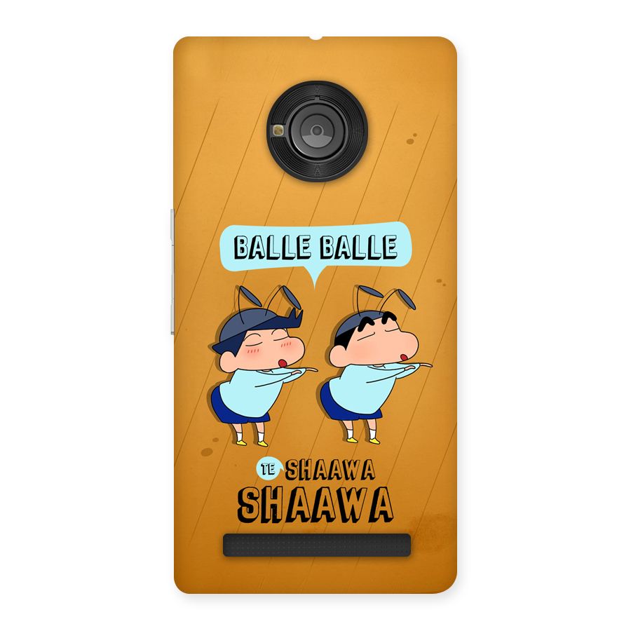 Balle Balle Shinchan Back Case for Yuphoria