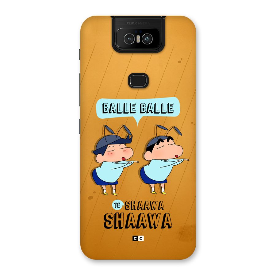 Balle Balle Shinchan Back Case for Zenfone 6z