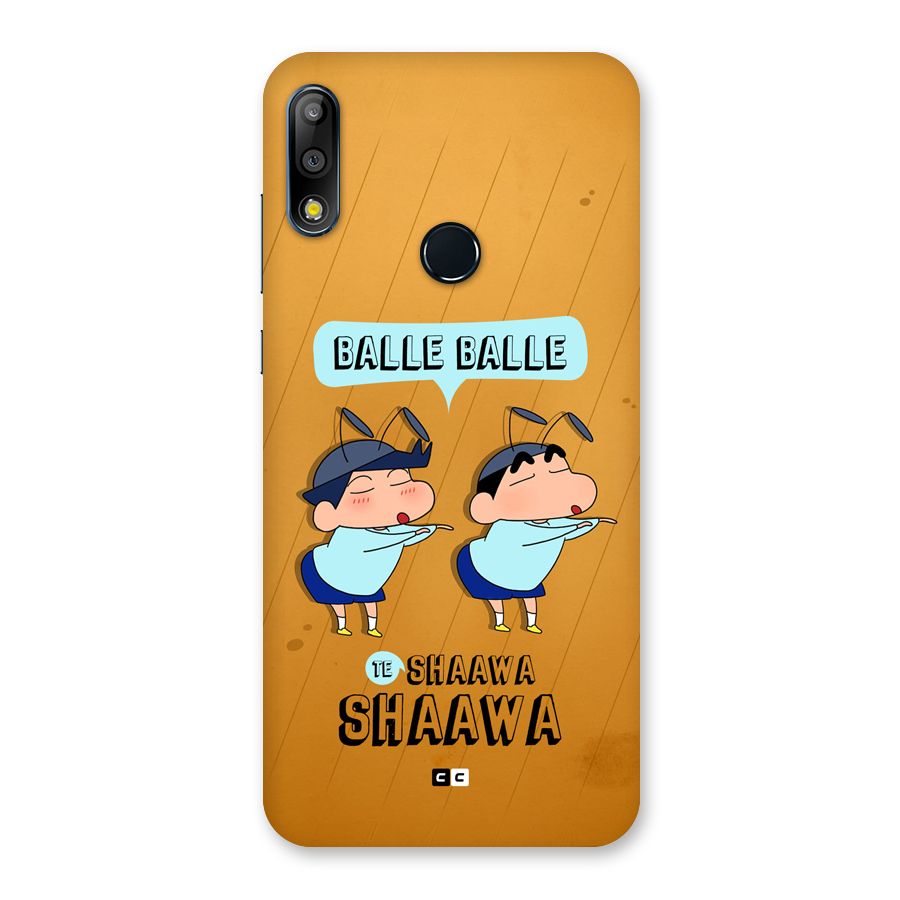 Balle Balle Shinchan Back Case for Zenfone Max Pro M2
