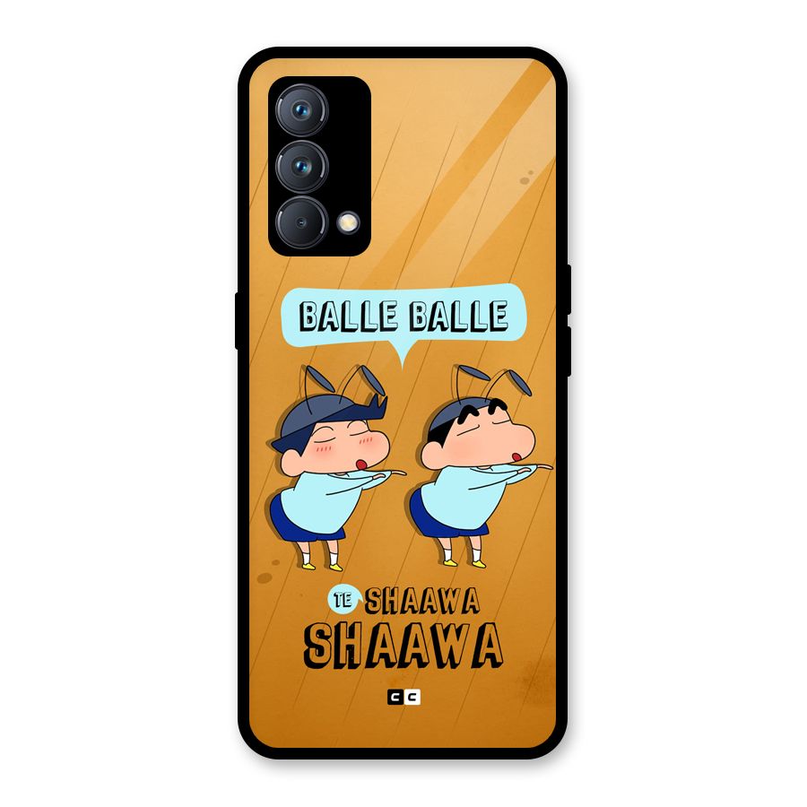 Balle Balle Shinchan Glass Back Case for Realme GT Master Edition