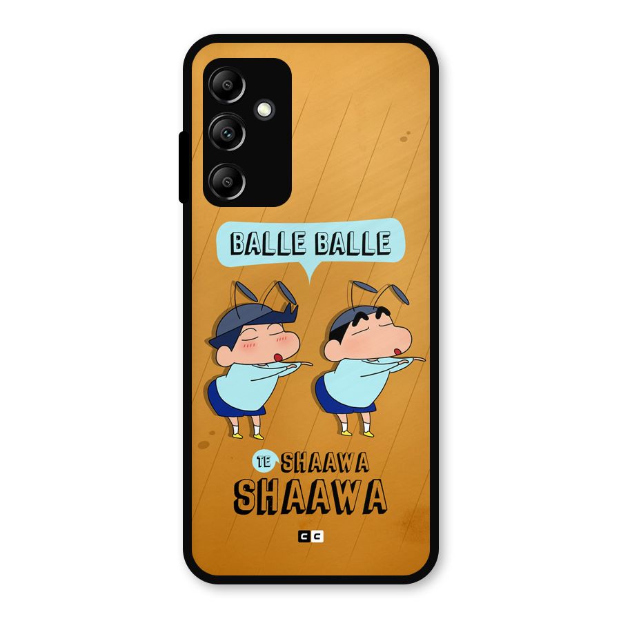 Balle Balle Shinchan Metal Back Case for Galaxy A14 5G