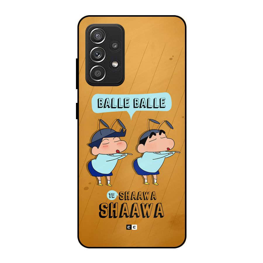 Balle Balle Shinchan Metal Back Case for Galaxy A52