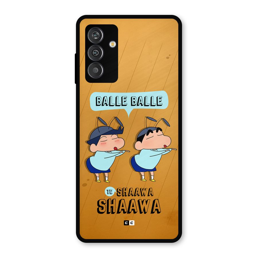 Balle Balle Shinchan Metal Back Case for Galaxy M13