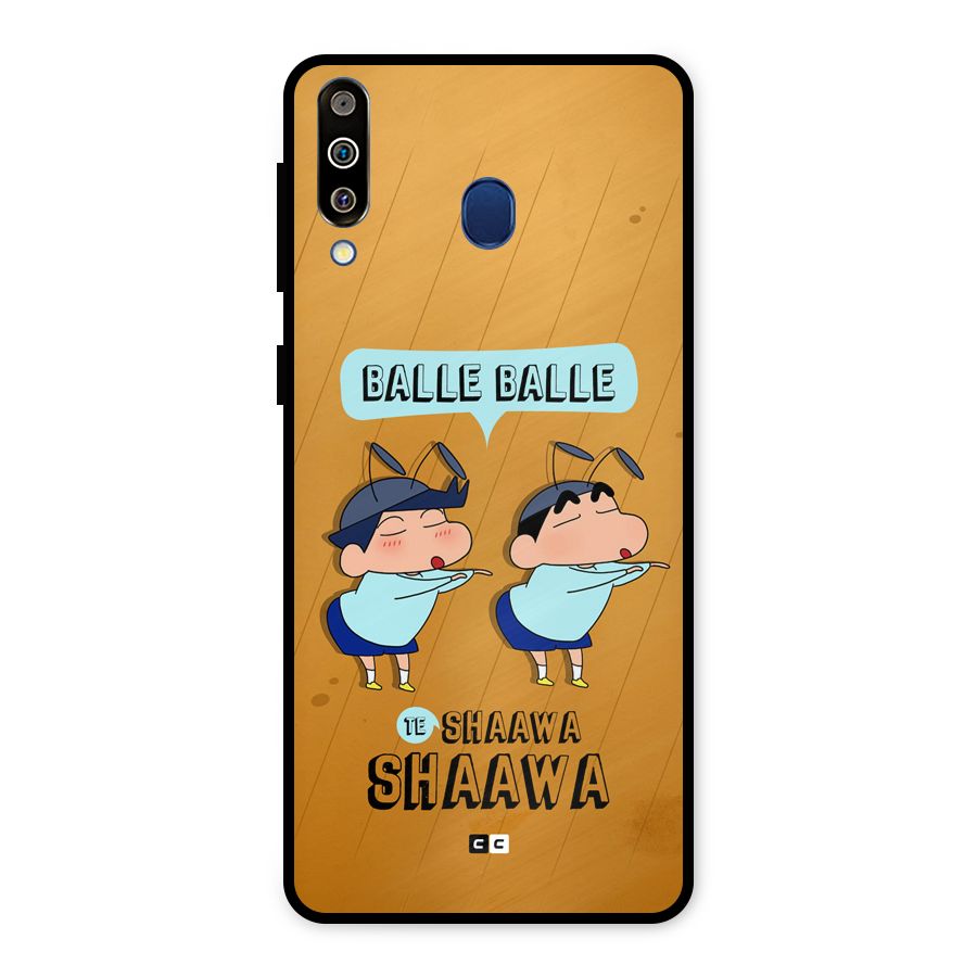 Balle Balle Shinchan Metal Back Case for Galaxy M30