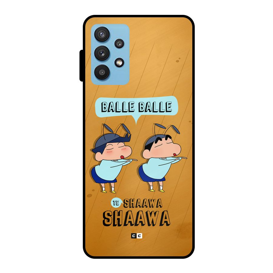 Balle Balle Shinchan Metal Back Case for Galaxy M32 5G