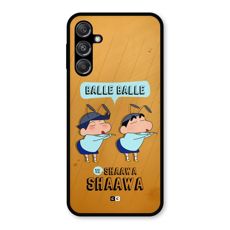 Balle Balle Shinchan Metal Back Case for Galaxy M34 5G