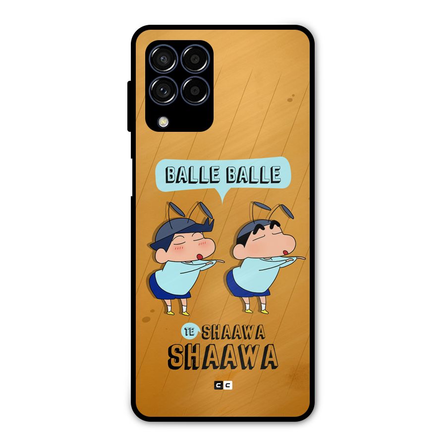 Balle Balle Shinchan Metal Back Case for Galaxy M53 5G