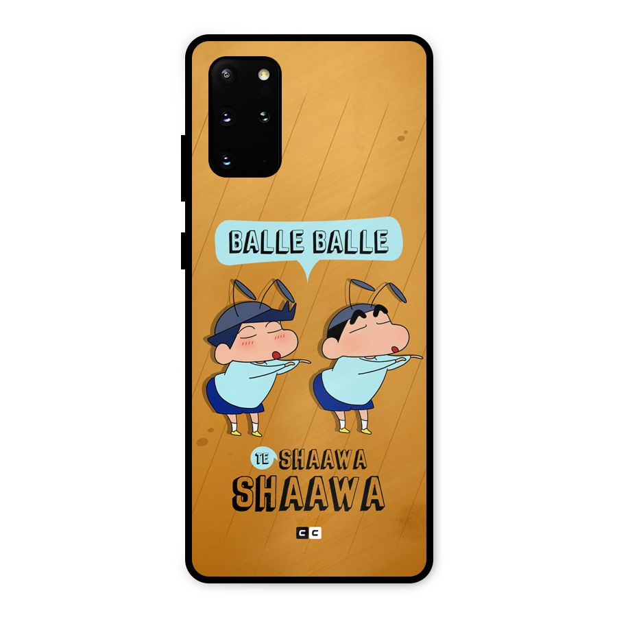 Balle Balle Shinchan Metal Back Case for Galaxy S20 Plus