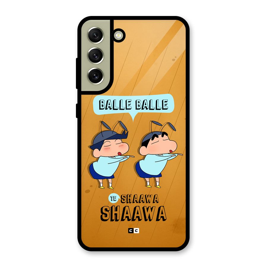 Balle Balle Shinchan Metal Back Case for Galaxy S21 FE 5G (2023)