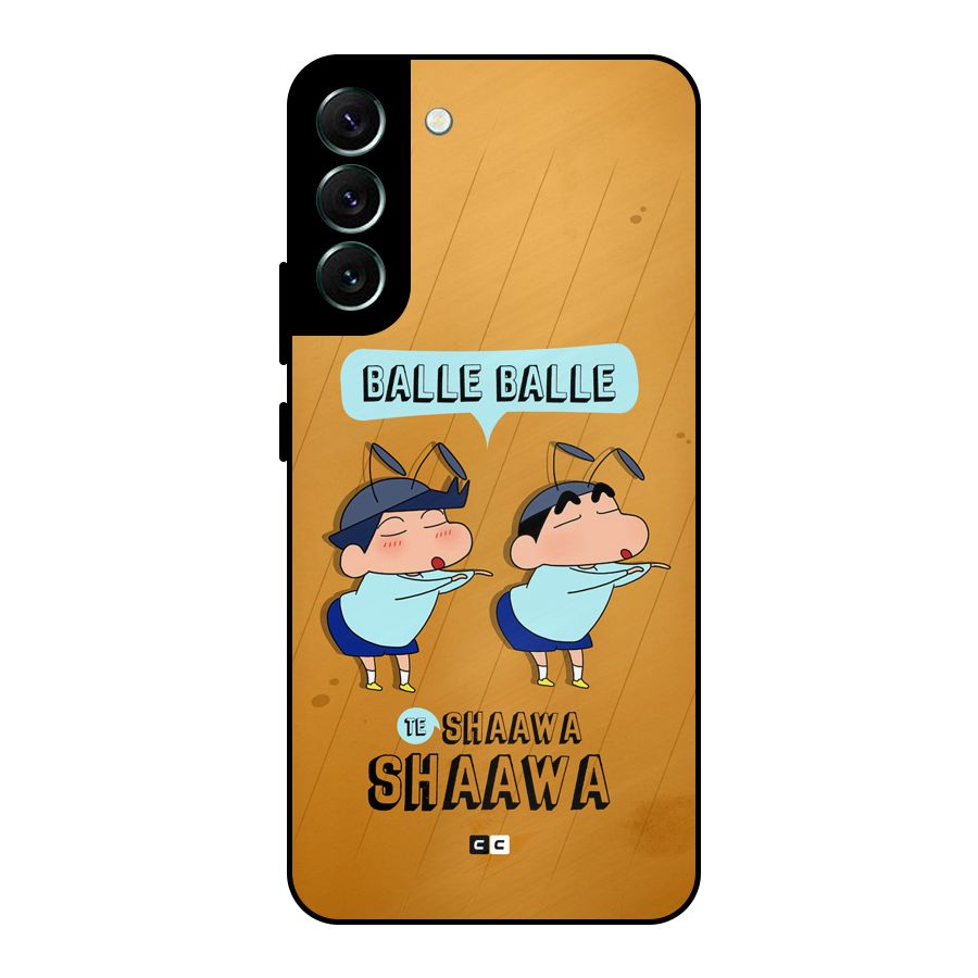 Balle Balle Shinchan Metal Back Case for Galaxy S22 Plus 5G