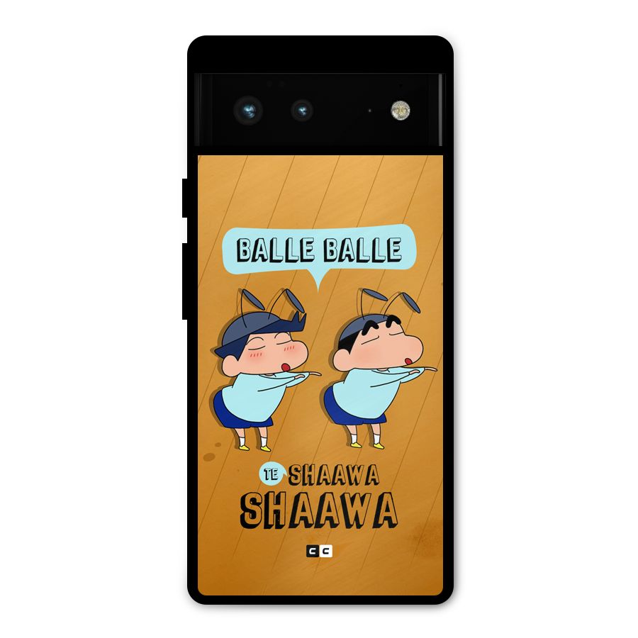 Balle Balle Shinchan Metal Back Case for Google Pixel 6