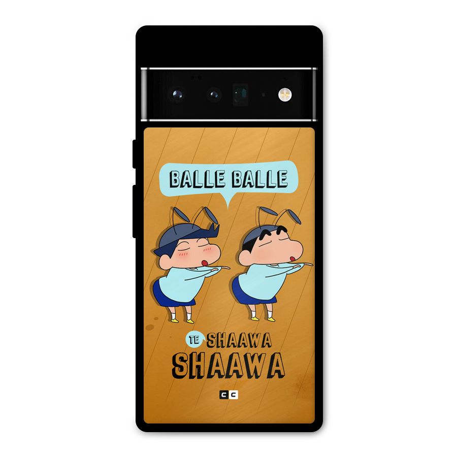 Balle Balle Shinchan Metal Back Case for Google Pixel 6 Pro