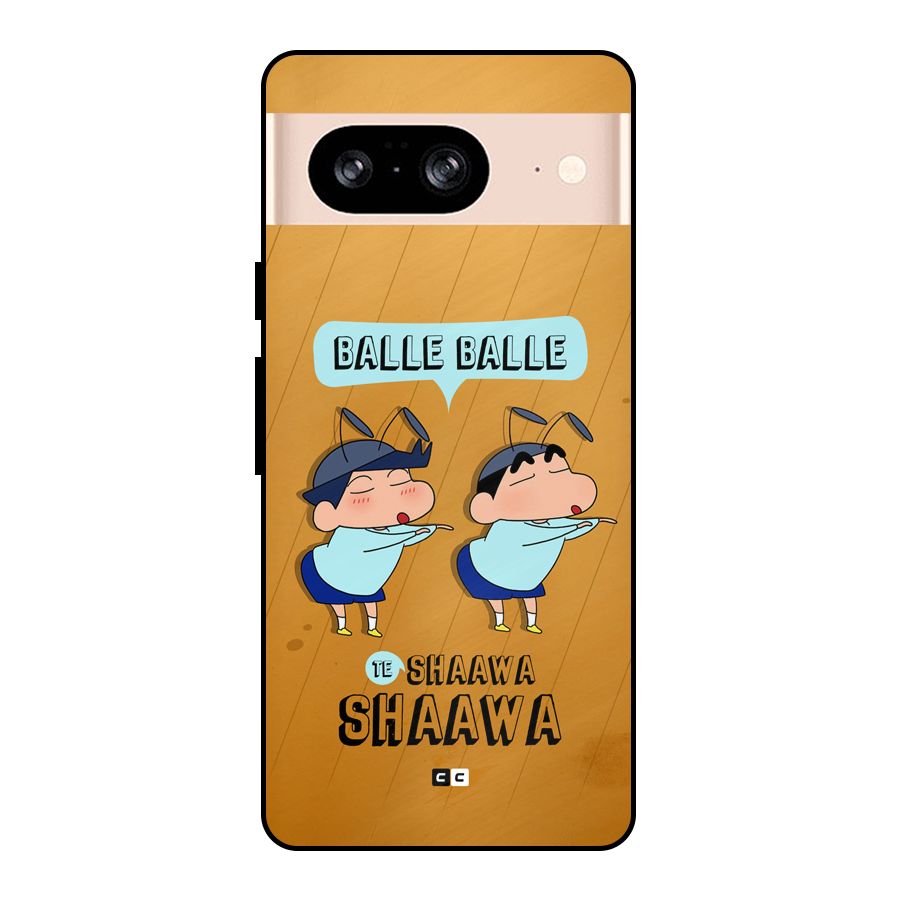 Balle Balle Shinchan Metal Back Case for Google Pixel 8
