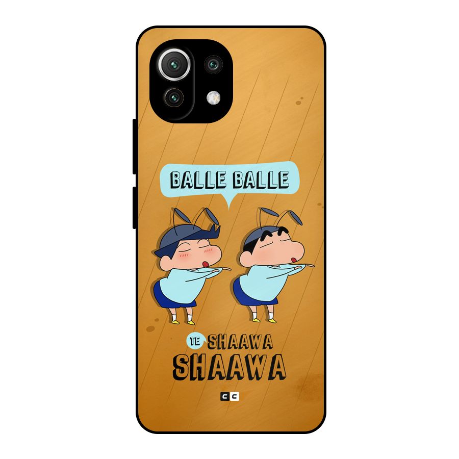 Balle Balle Shinchan Metal Back Case for Mi 11 Lite NE 5G