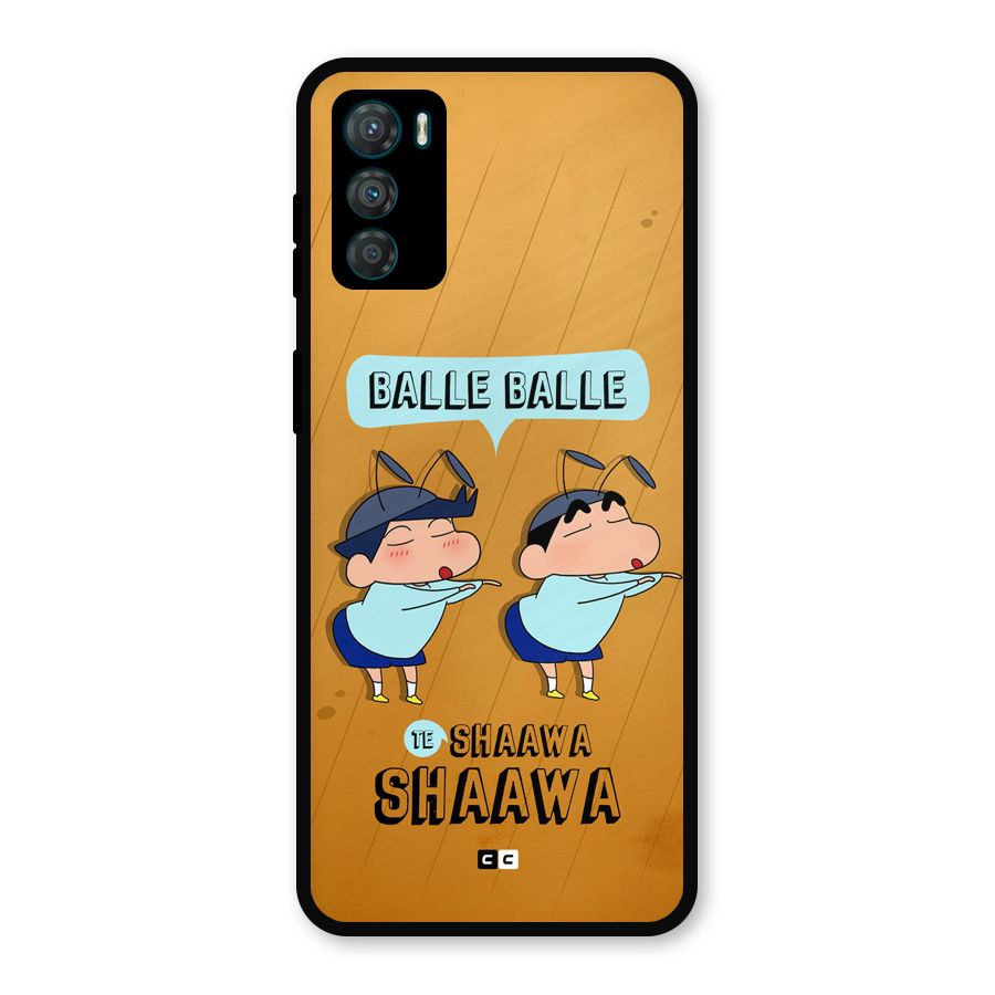 Balle Balle Shinchan Metal Back Case for Moto G42