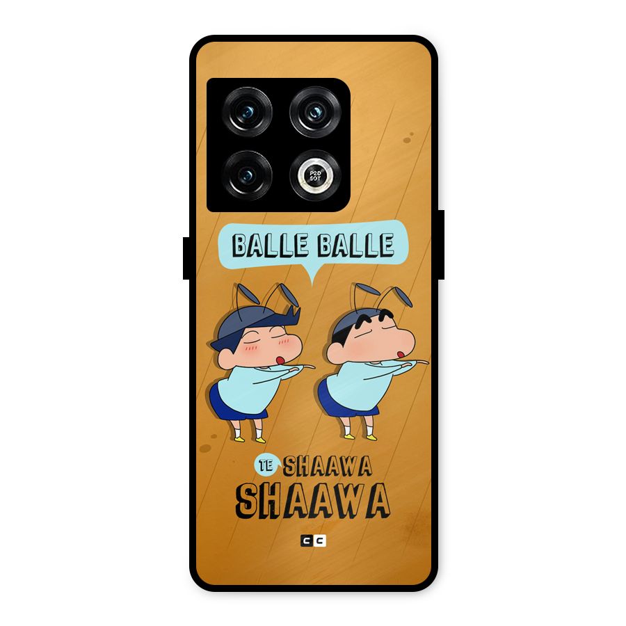 Balle Balle Shinchan Metal Back Case for OnePlus 10 Pro 5G