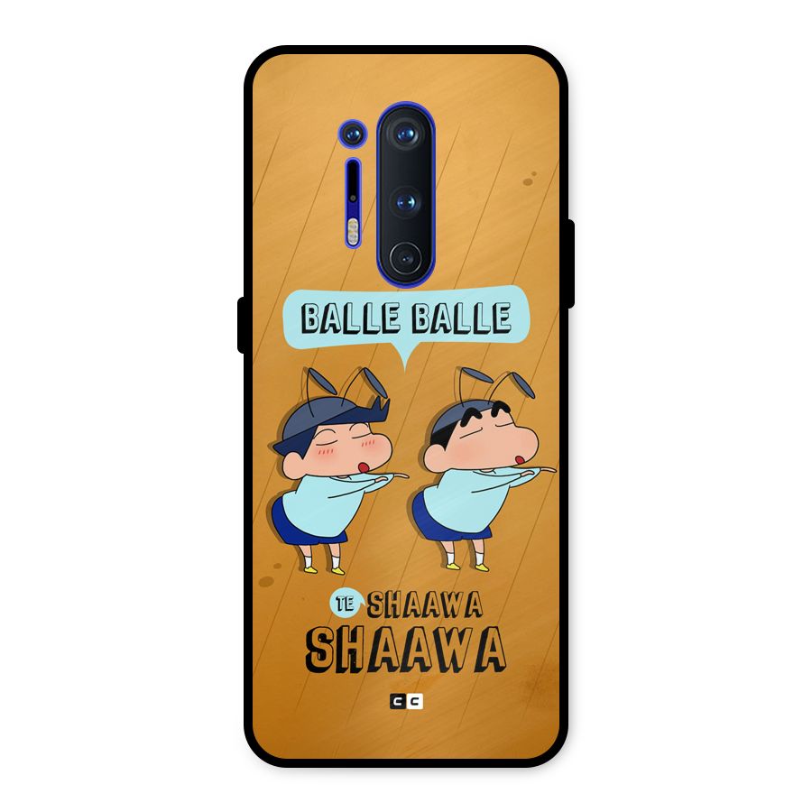 Balle Balle Shinchan Metal Back Case for OnePlus 8 Pro