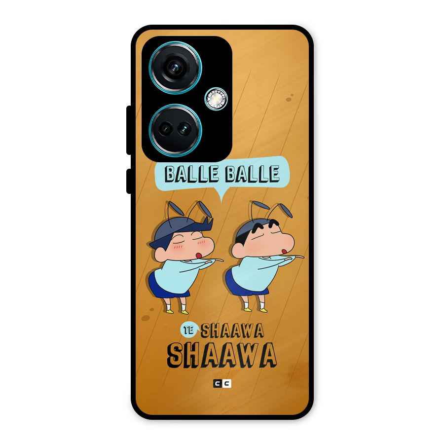 Balle Balle Shinchan Metal Back Case for OnePlus Nord CE 3 5G
