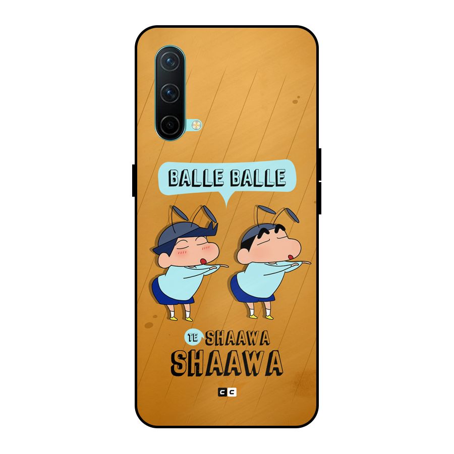 Balle Balle Shinchan Metal Back Case for OnePlus Nord CE 5G