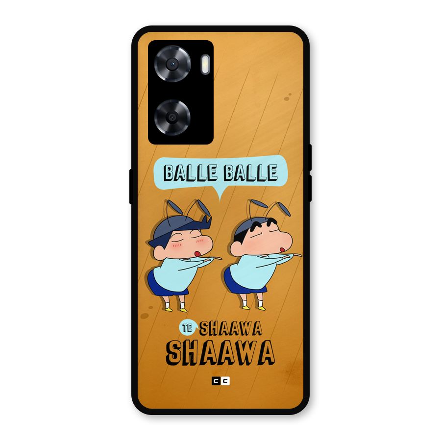 Balle Balle Shinchan Metal Back Case for OnePlus Nord N20 SE