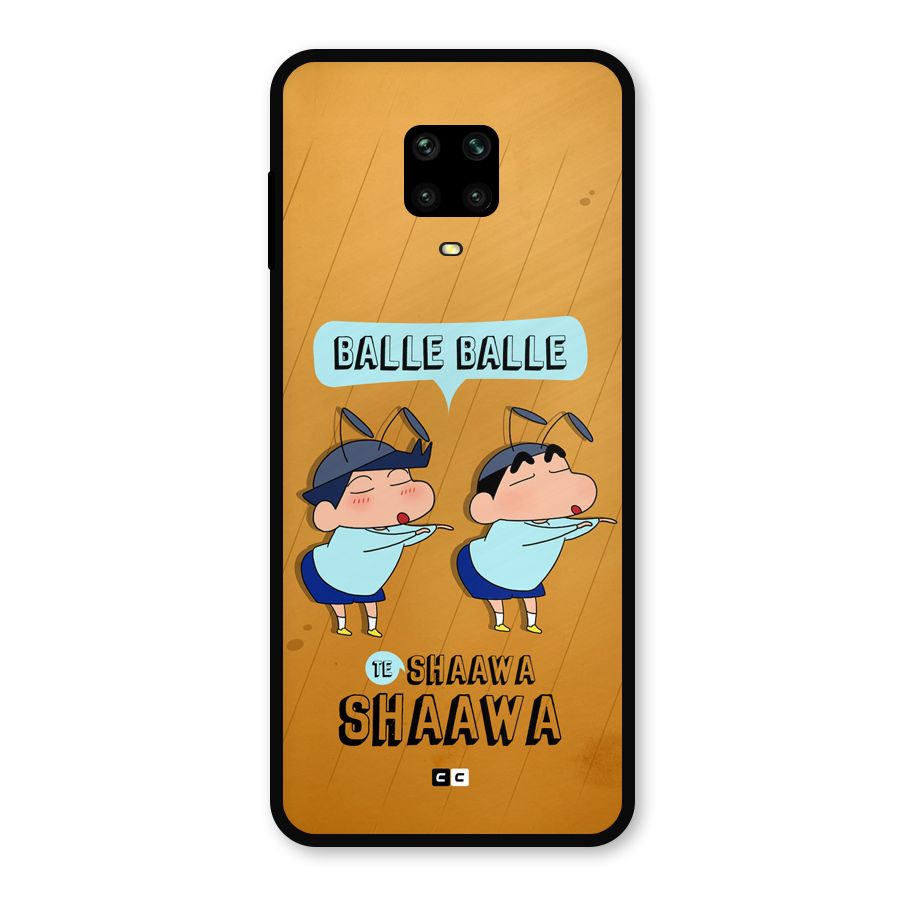 Balle Balle Shinchan Metal Back Case for Poco M2 Pro