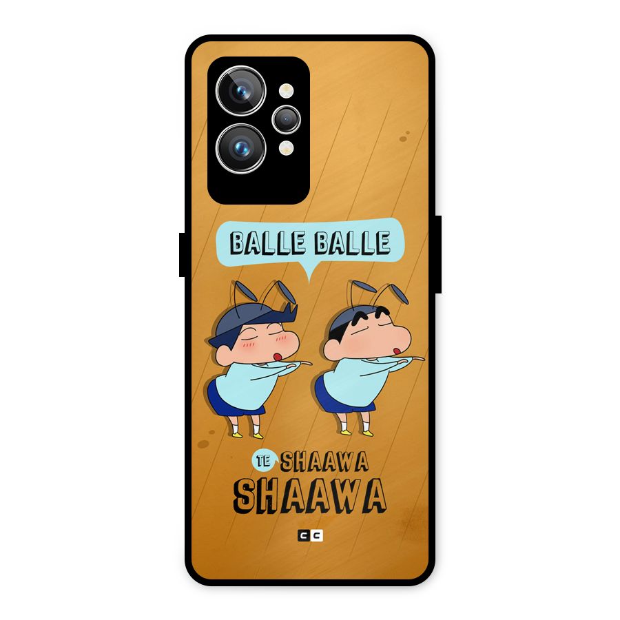 Balle Balle Shinchan Metal Back Case for Realme GT2 Pro