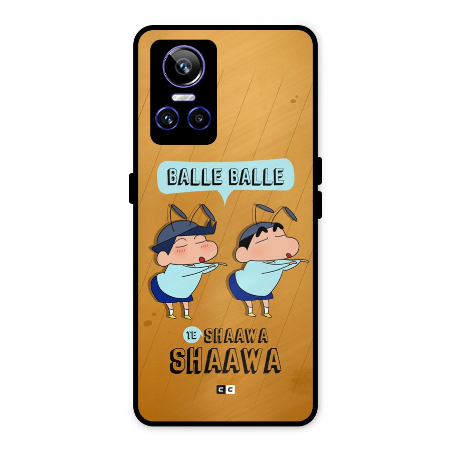 Balle Balle Shinchan Metal Back Case for Realme GT Neo 3