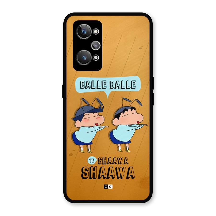 Balle Balle Shinchan Metal Back Case for Realme GT Neo 3T