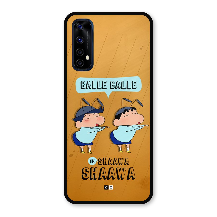 Balle Balle Shinchan Metal Back Case for Realme Narzo 20 Pro