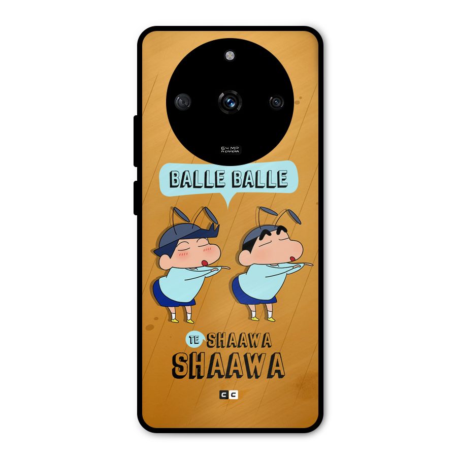 Balle Balle Shinchan Metal Back Case for Realme Narzo 60 5G