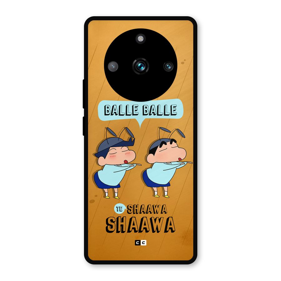 Balle Balle Shinchan Metal Back Case for Realme Narzo 60 Pro