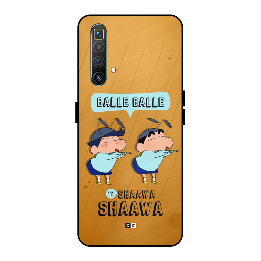 Balle Balle Shinchan Metal Back Case for Realme X3